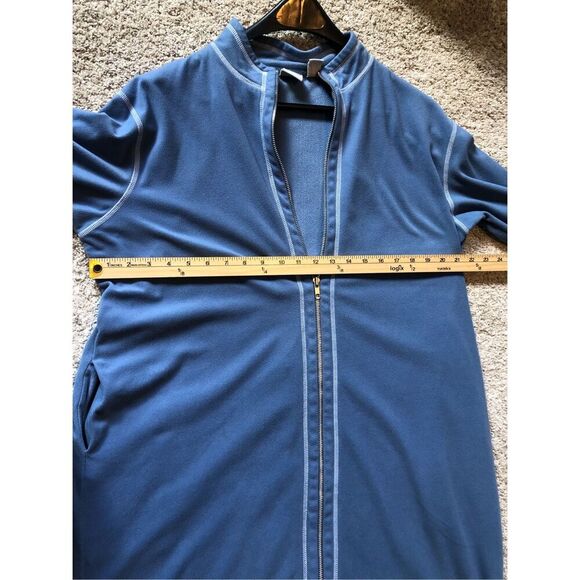 Intimate Moments Women’s Blue Sleepwear Robe Size L - Picture 7 of 8